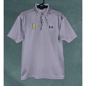 Siena Saints Grey Under Armour Polo Size Medium